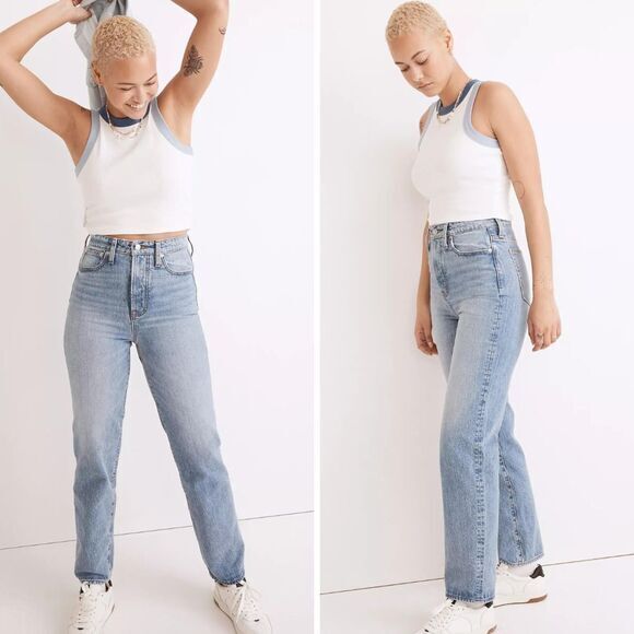 NEW Madewell The Curvy Perfect Vintage Straight Jean‎ in Seyland Wash, 26 - Picture 2 of 16